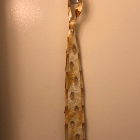 Le monde home couture tie gold yellow brown - Picture 7 of 8